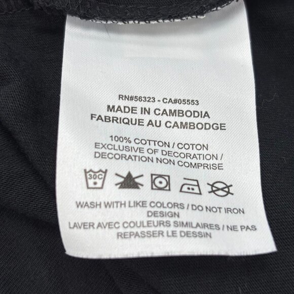 Nike M Mens Black Tee With Orange & Green Logo Design - Picture 4 of 8